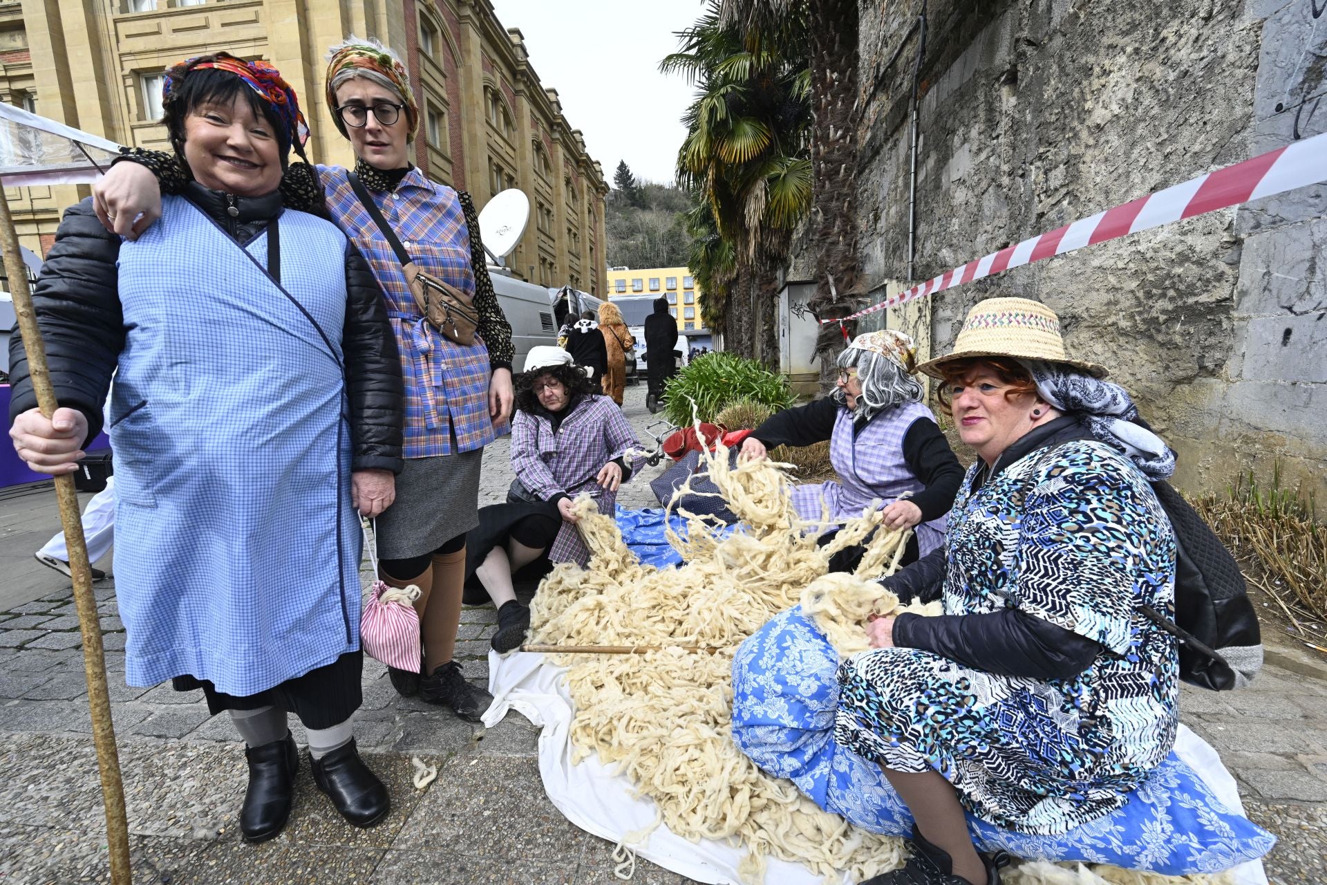 La barandilla de la Concha en Tolosa gracias al Carnaval