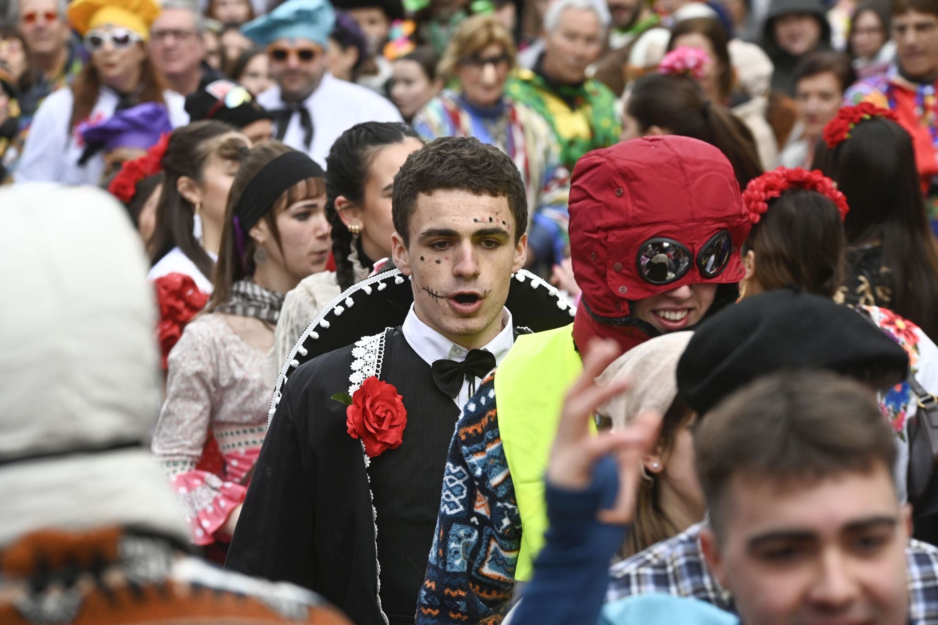 La barandilla de la Concha en Tolosa gracias al Carnaval