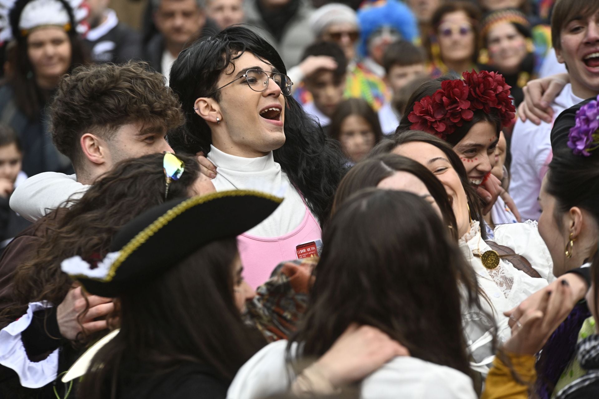 La barandilla de la Concha en Tolosa gracias al Carnaval