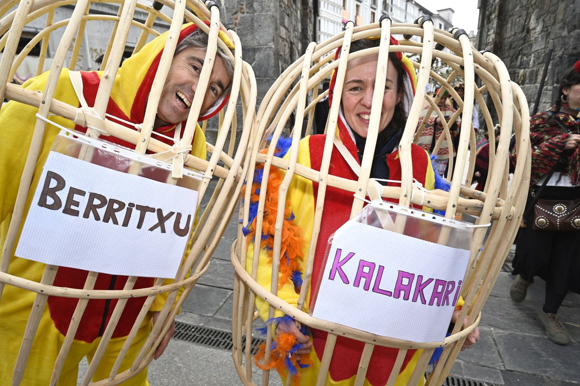 La barandilla de la Concha en Tolosa gracias al Carnaval