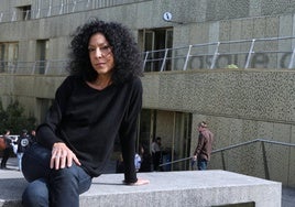 Leila Guerriero, ayer, en el Basque Culinary Center, donde hoy interviene en 'Diálogos de cocina'.