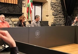 Otsaileko udal osoko bilkuraren une bat.