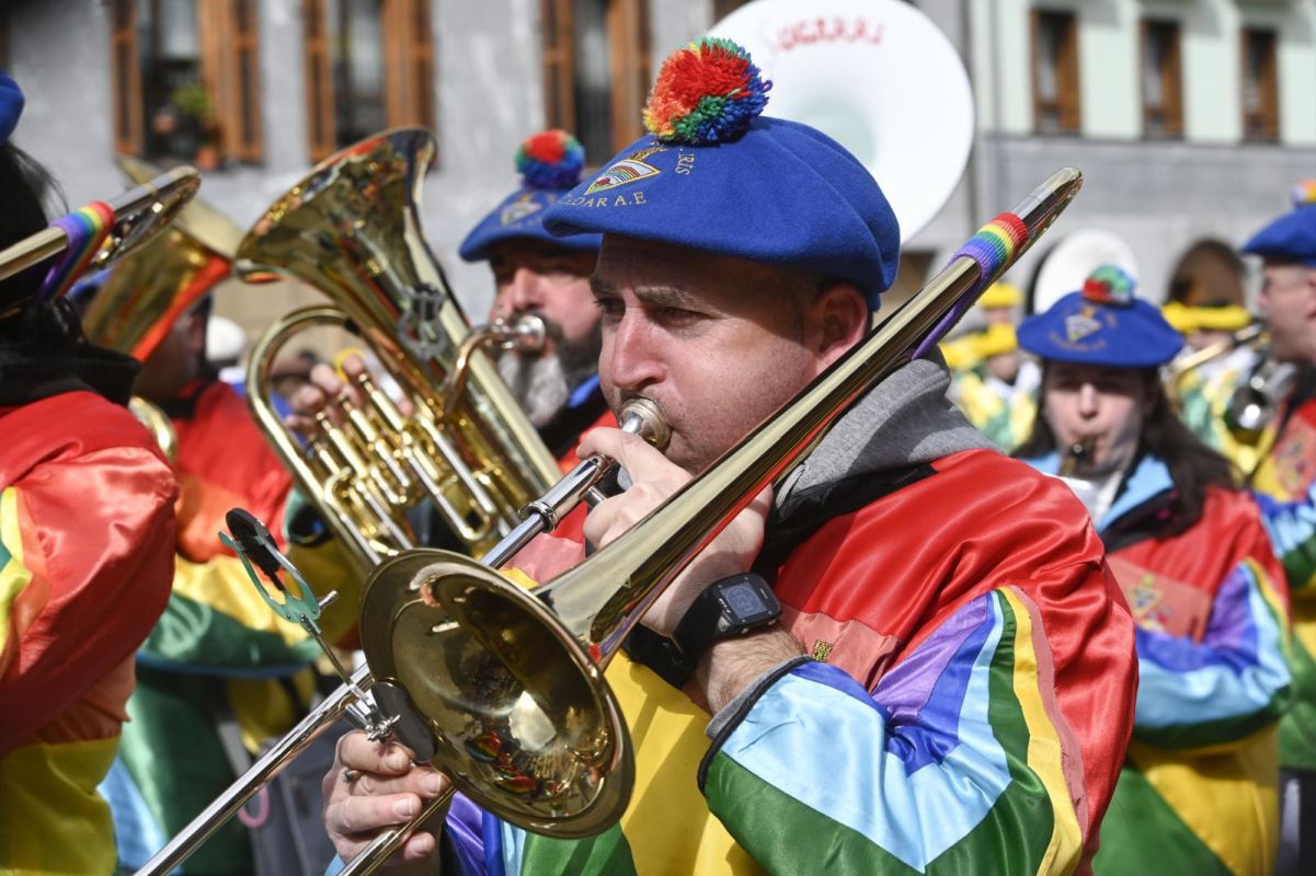 Remate festivo de los carnavales de Tolosa