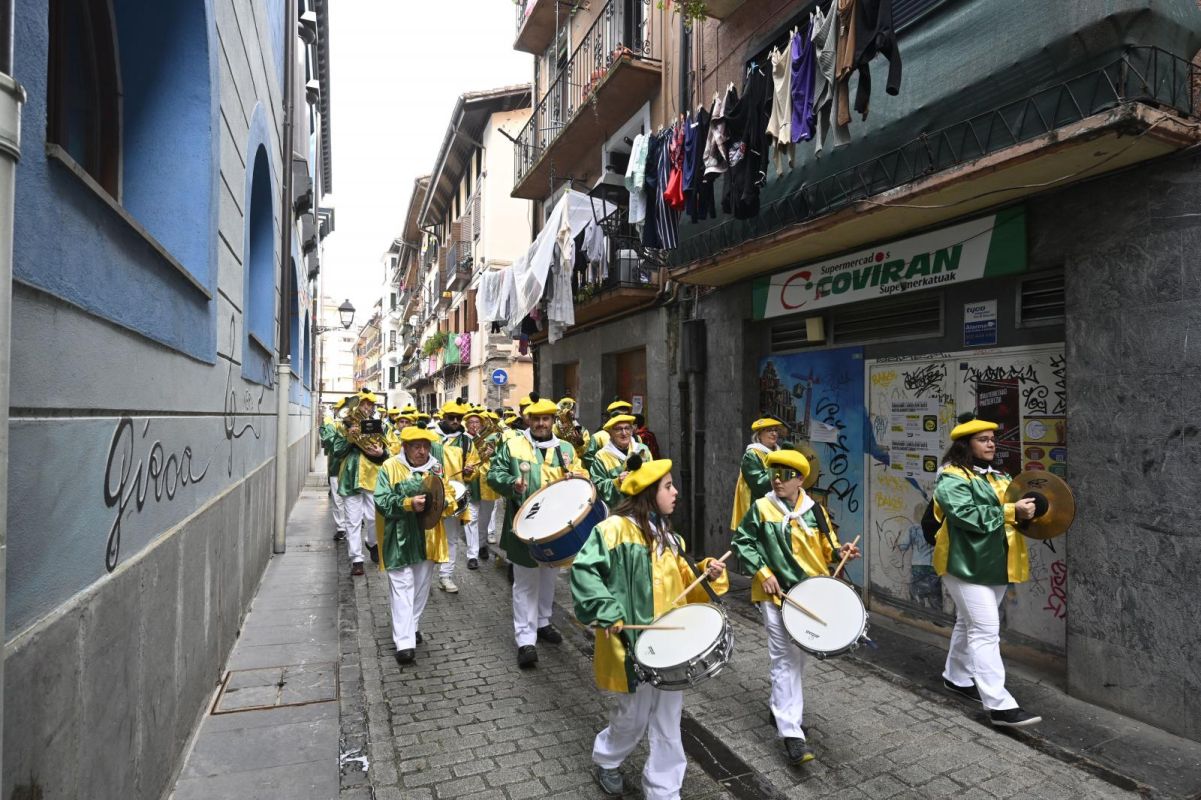 Remate festivo de los carnavales de Tolosa