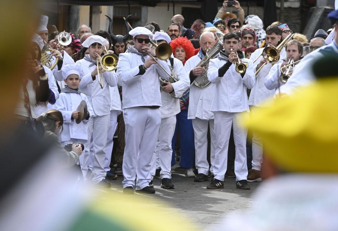 Remate festivo de los carnavales de Tolosa