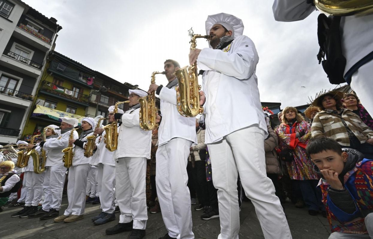Remate festivo de los carnavales de Tolosa