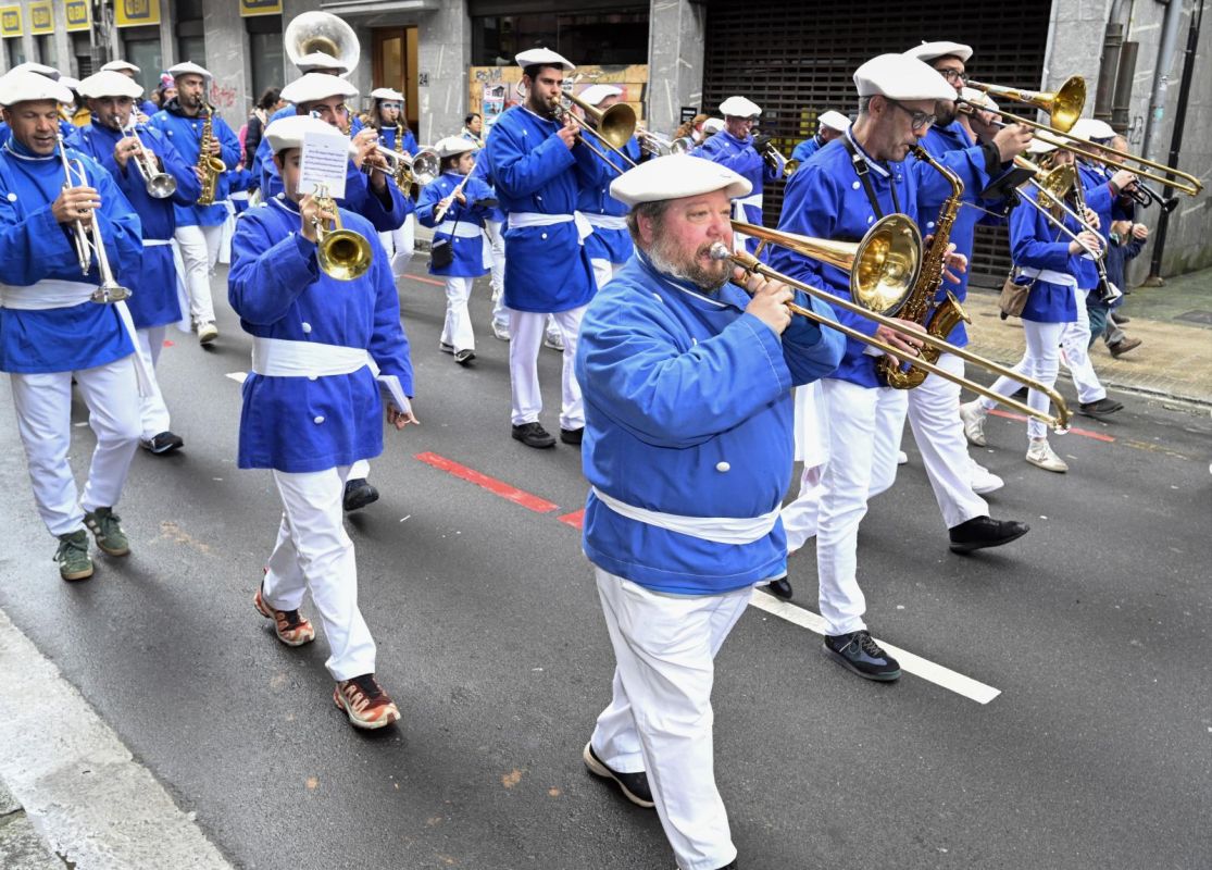 Remate festivo de los carnavales de Tolosa