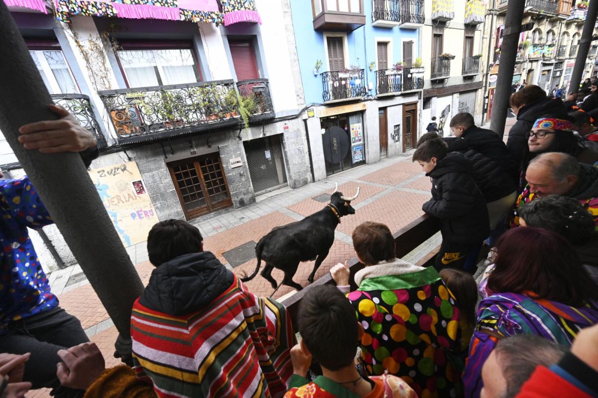 Remate festivo de los carnavales de Tolosa