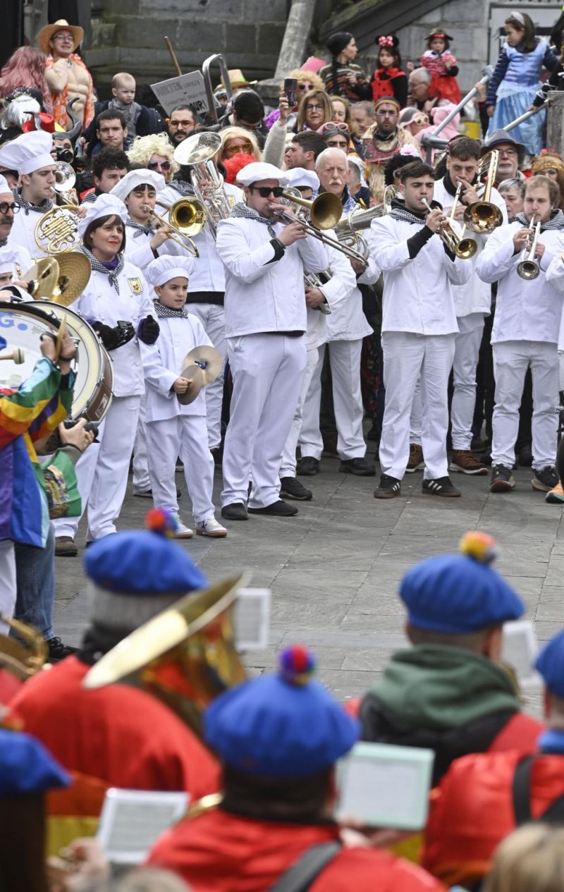 Remate festivo de los carnavales de Tolosa