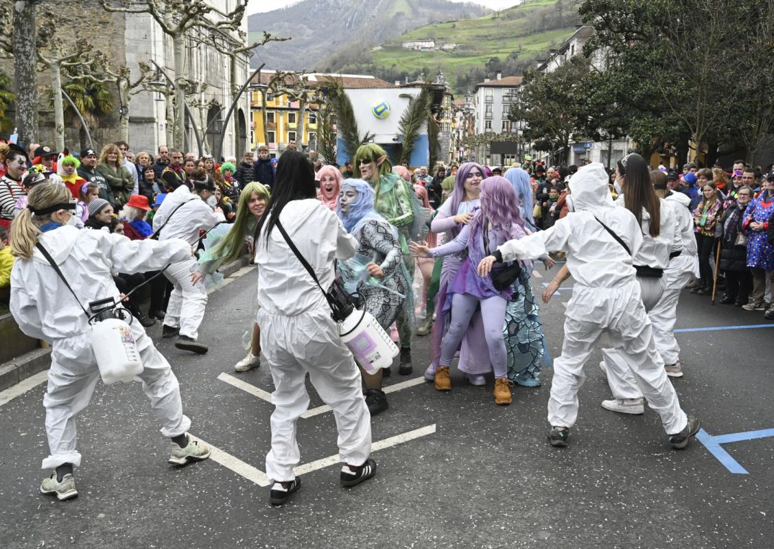 Remate festivo de los carnavales de Tolosa