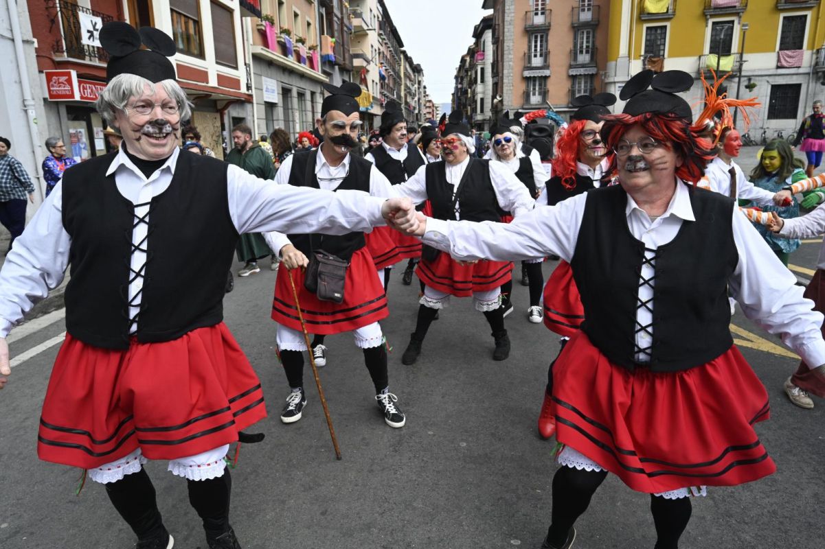 Remate festivo de los carnavales de Tolosa