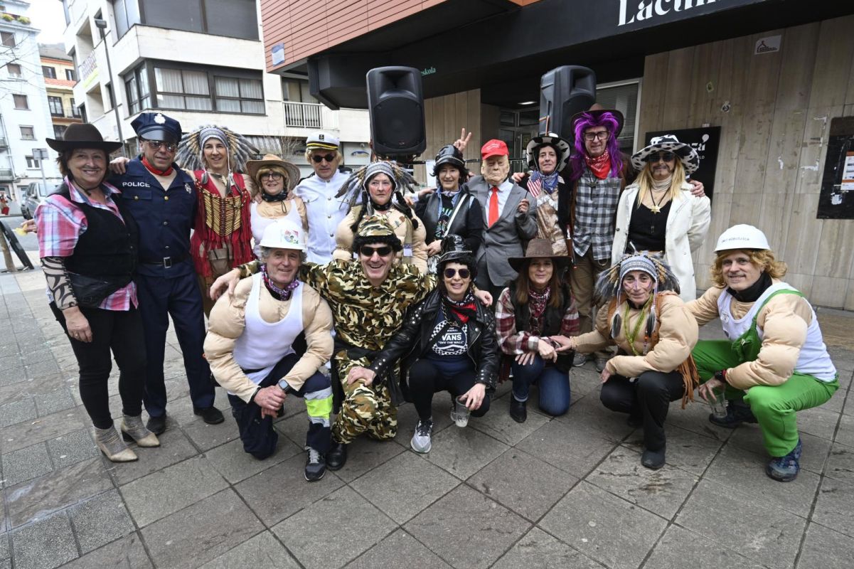 Remate festivo de los carnavales de Tolosa