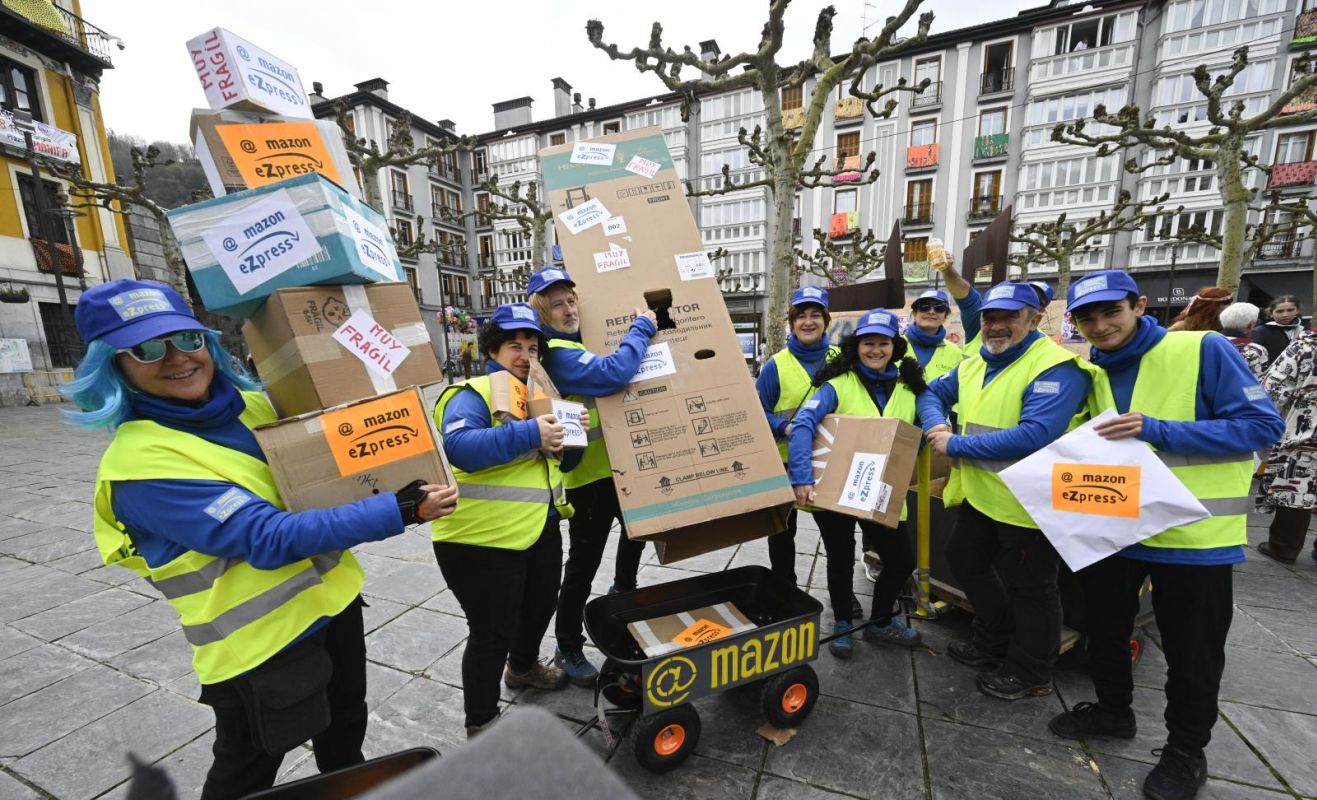 Remate festivo de los carnavales de Tolosa