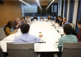 La diputada de Hacienda de Gipuzkoa, Itziar Agirre, durante la presentación de la reforma fiscal el pasado mes de noviembre en las Juntas Generales de Gipuzkoa.