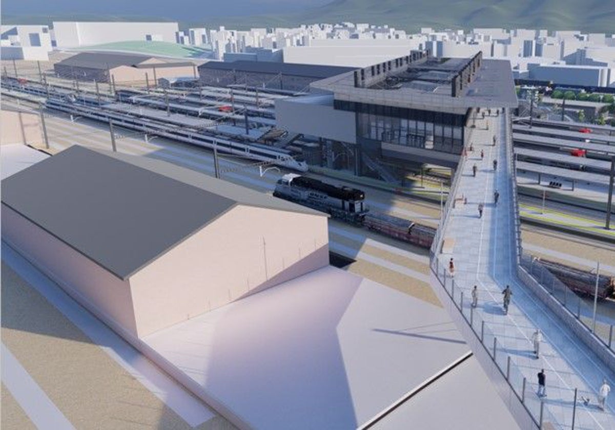 El nuevo proyecto de pasarela tendrá en cuenta Pequeña Velocidad y la futura parada del Topo en la zona.