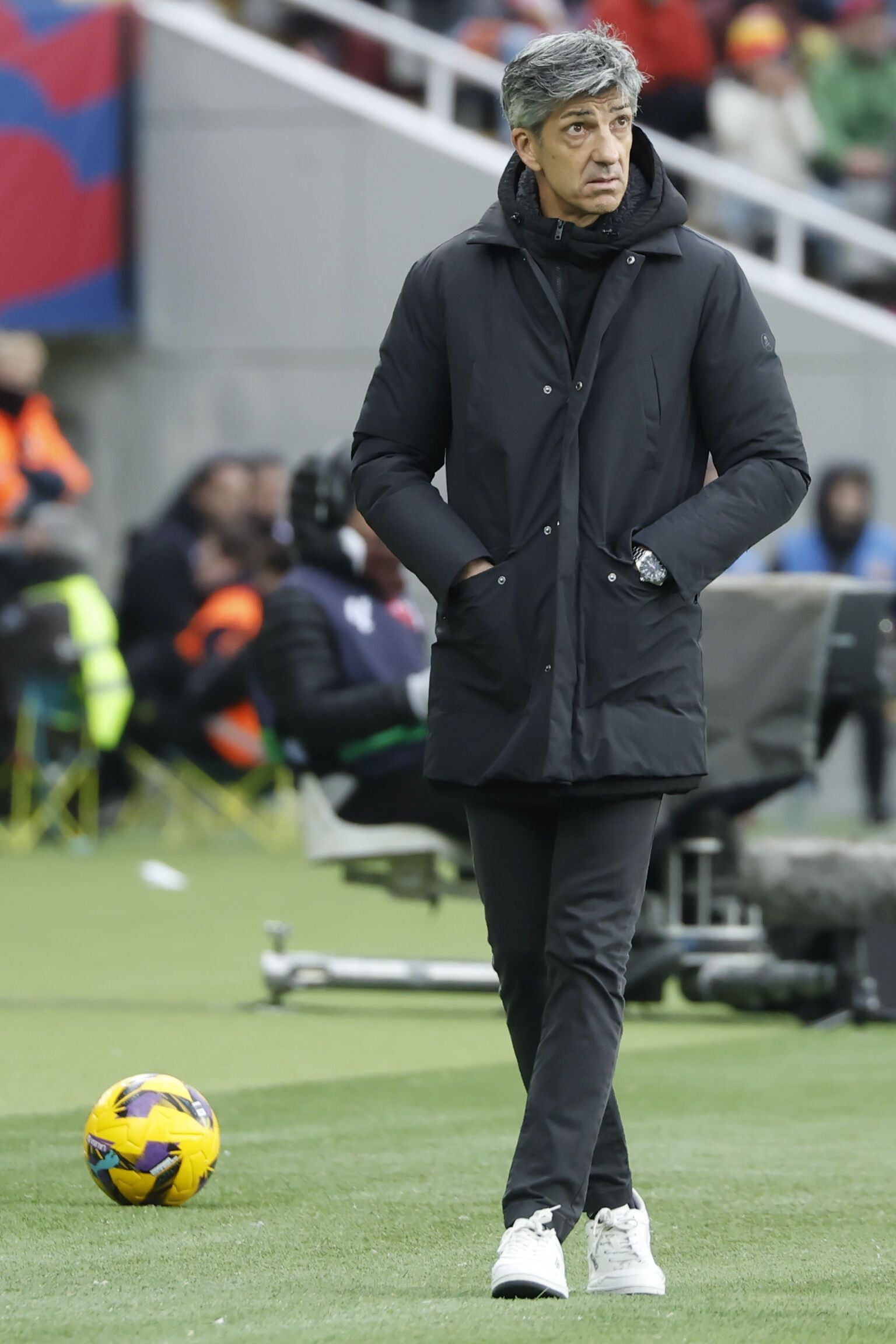 Imanol Alguacil, en Montjuic