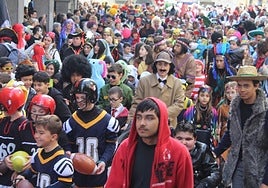 Imagen del desfile infantil del Lunes Carnaval.