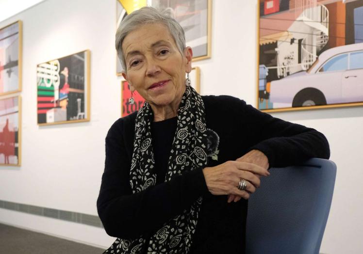 Carmen Maura en una de sus exposiciones.