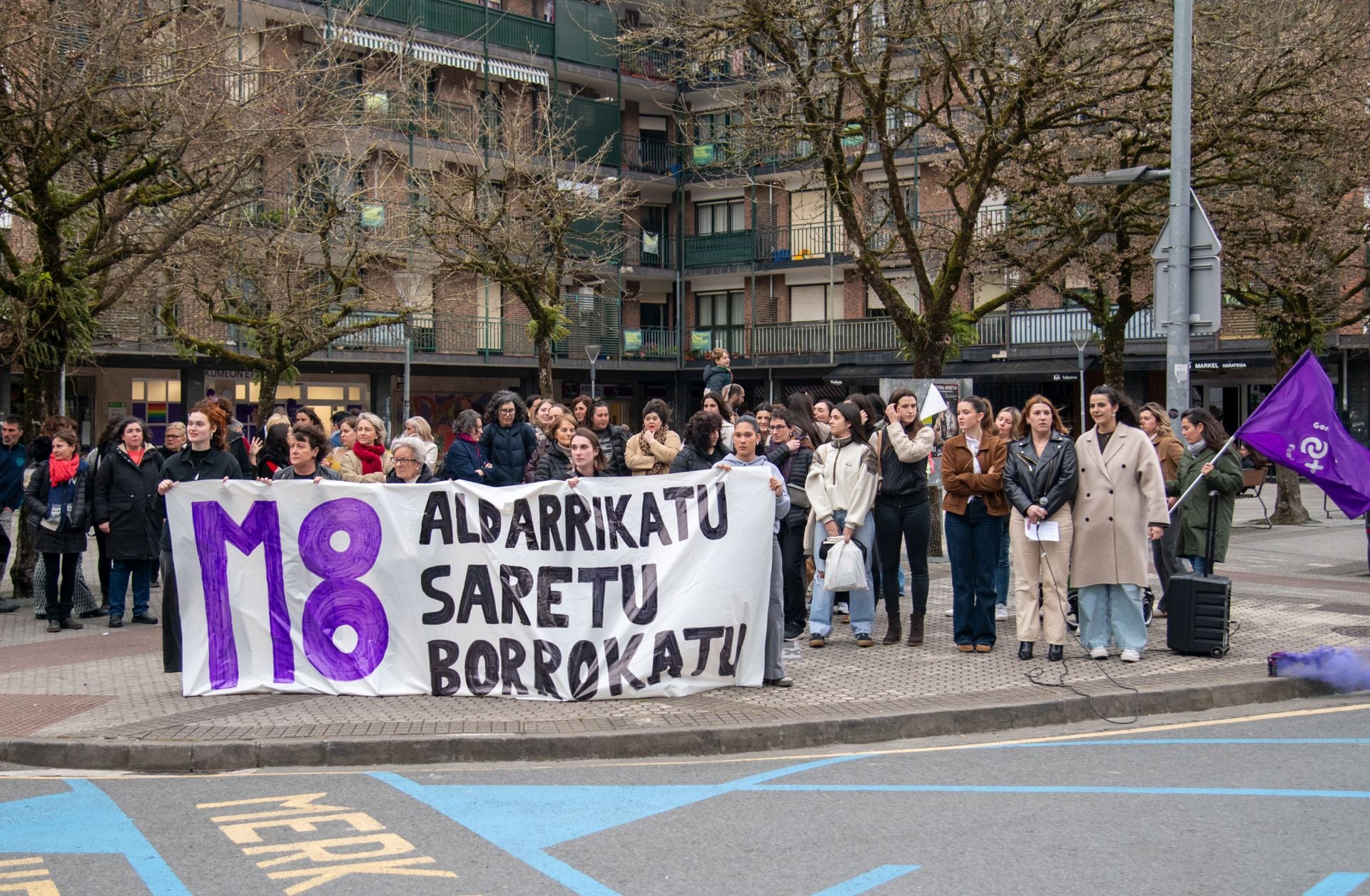 Gipuzkoa se tiñe de morado por el 8M