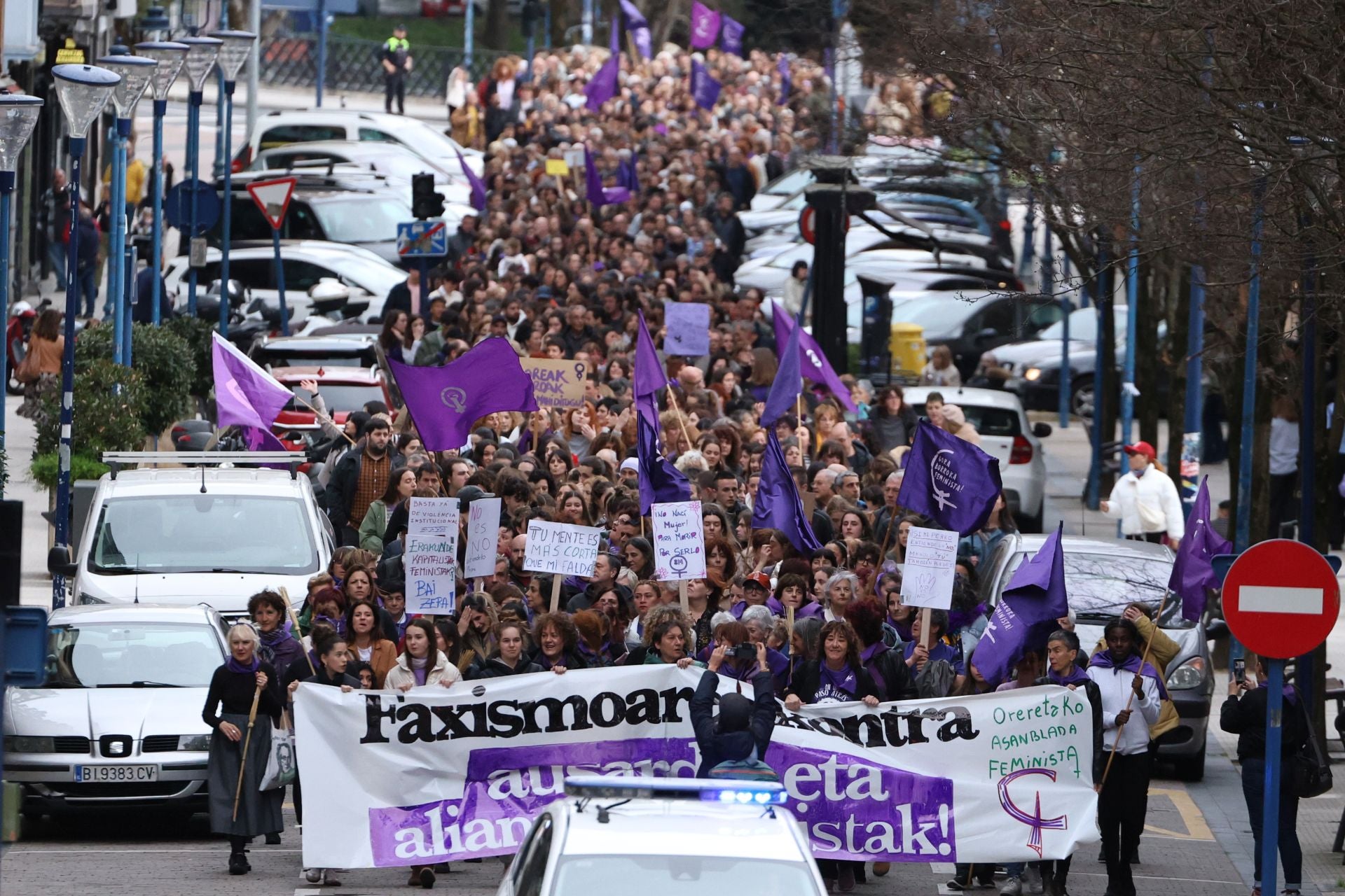 Gipuzkoa se tiñe de morado por el 8M