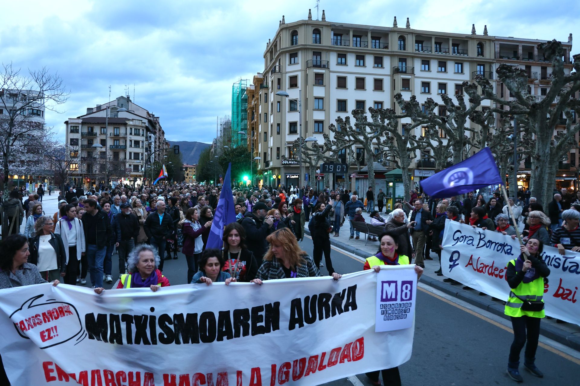 Gipuzkoa se tiñe de morado por el 8M