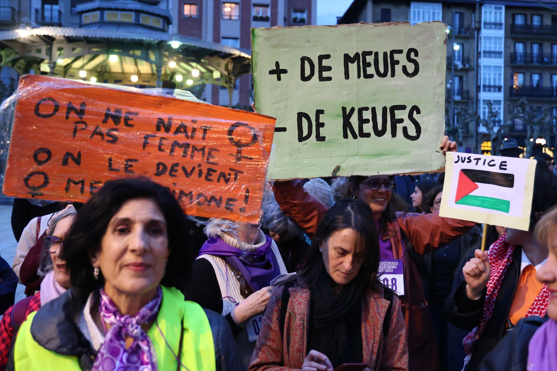 Gipuzkoa se tiñe de morado por el 8M