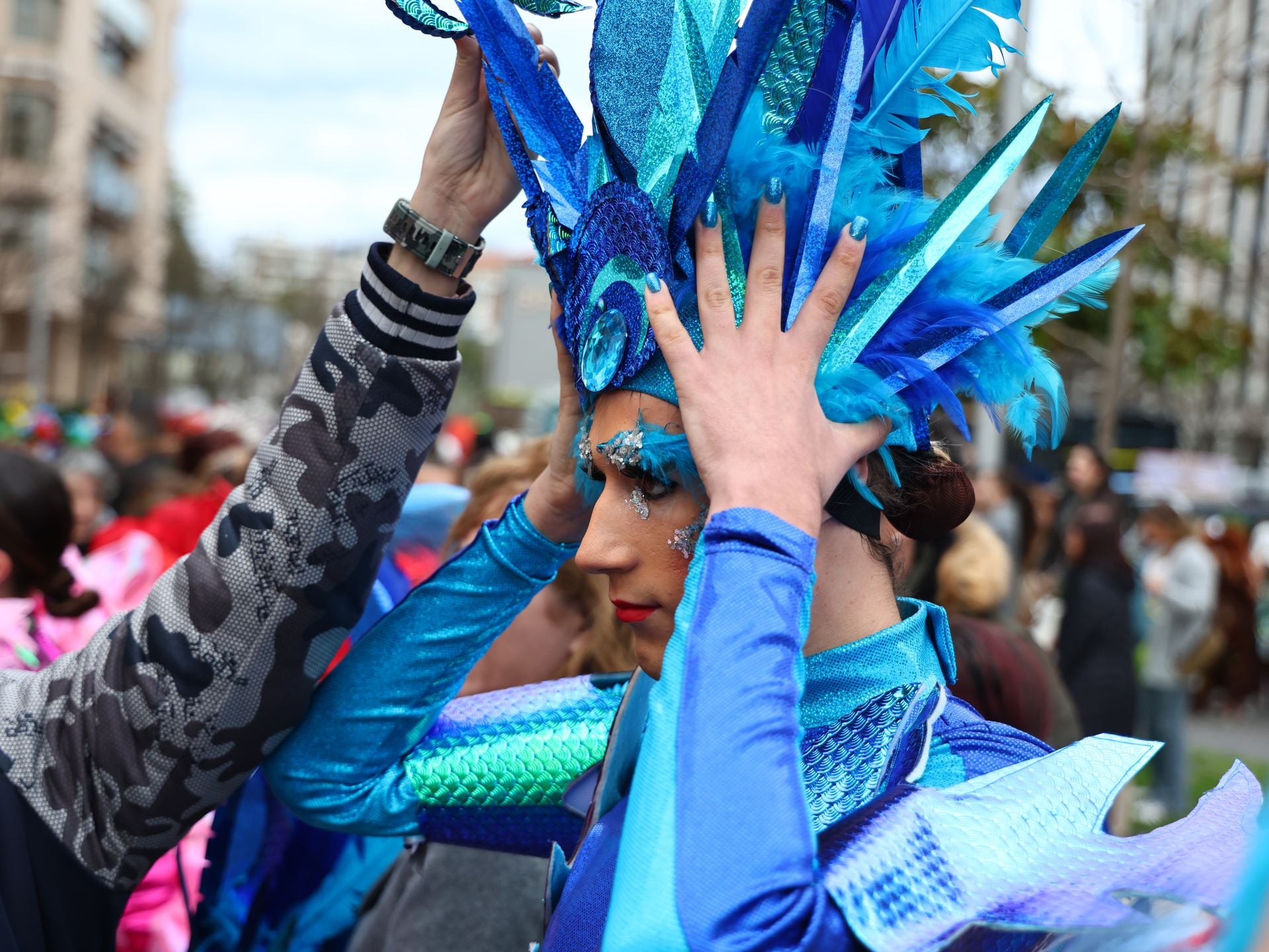 Las imágenes del desfile de carnaval en Riberas de Loiola