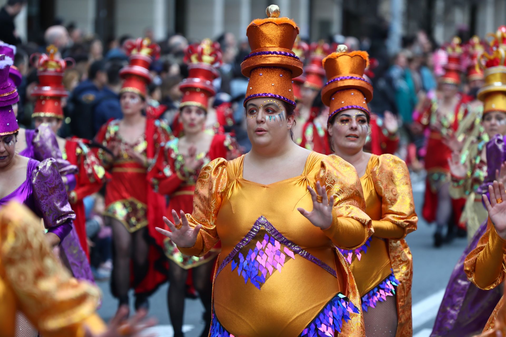 Las imágenes del desfile de carnaval en Riberas de Loiola