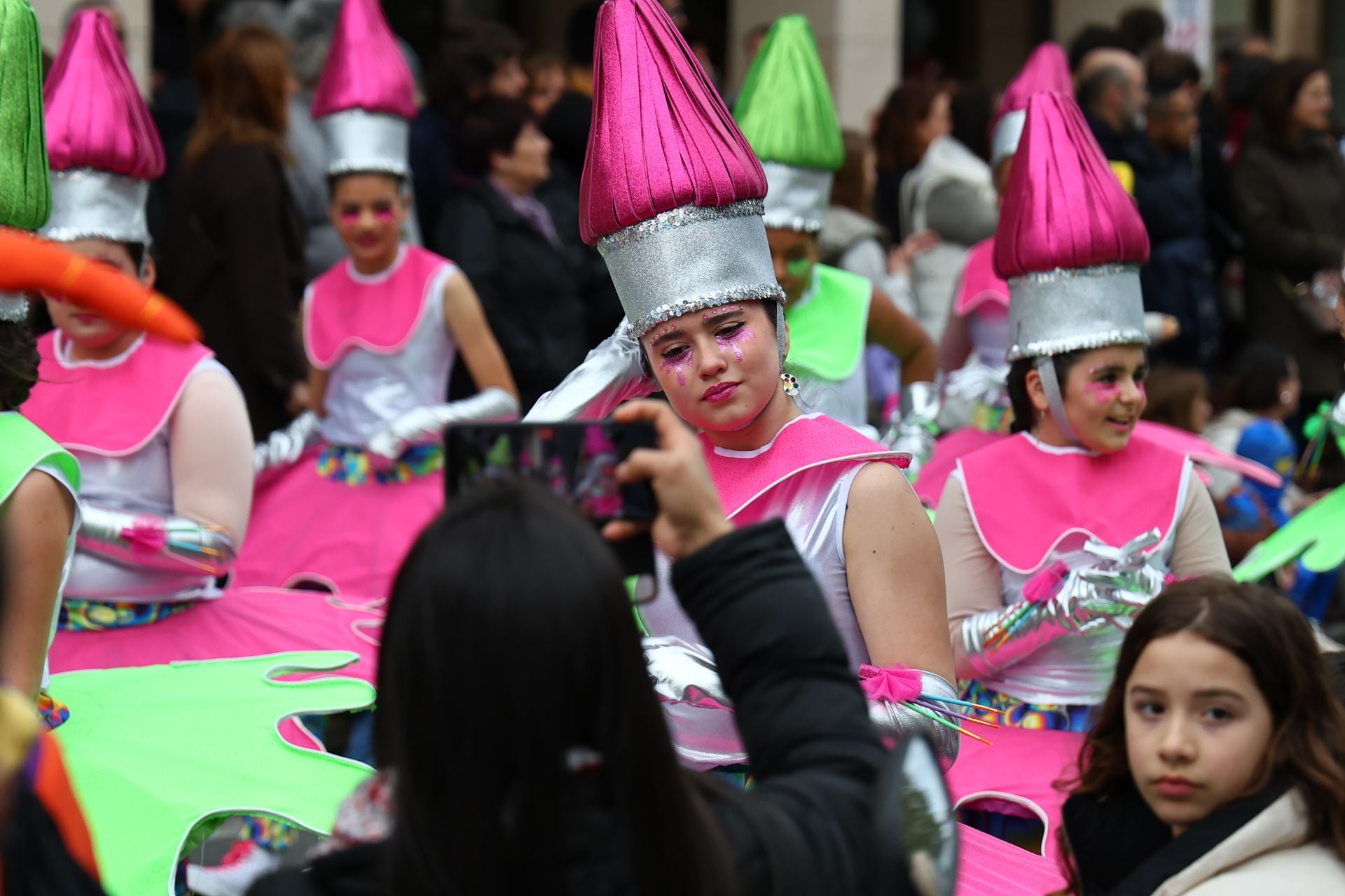 Las imágenes del desfile de carnaval en Riberas de Loiola