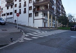 Paso de peatones de Zubitxo-Arrenetxe.
