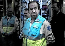Pablo Busca, coordinador de Emergencias del Gobierno vasco, cuando ejercía en el Summa 112 de Madrid.