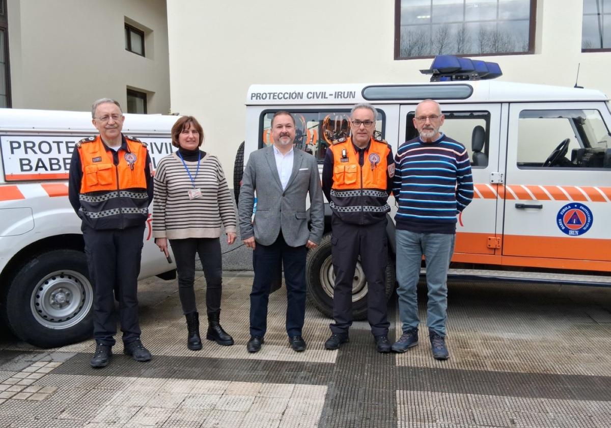 Antuán Alcántara, Ana Fernández, Iñigo Bergés, Emilio San Juan e Iñigo Echepare.