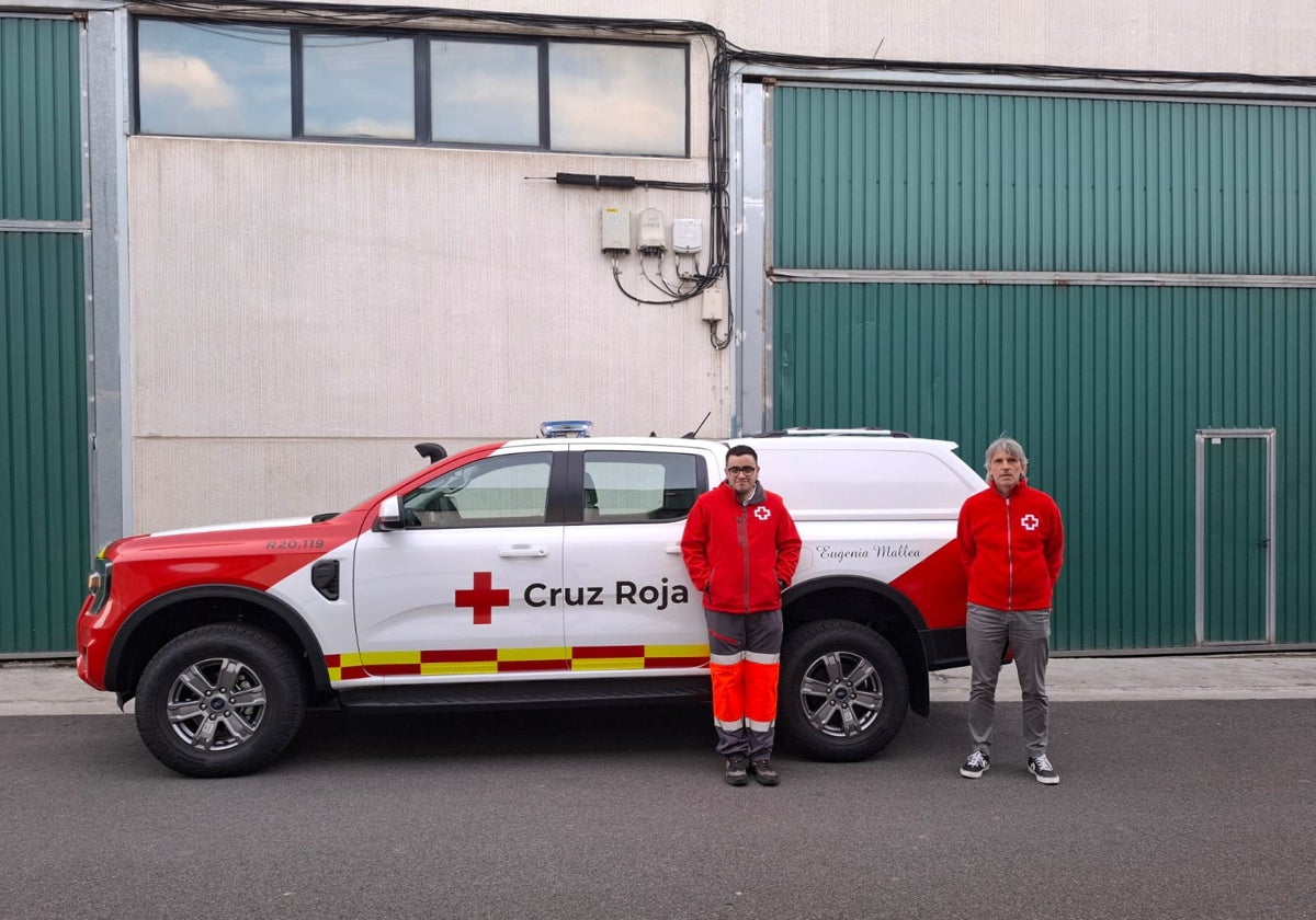 Cruz Roja del Alto Urola adquiere un vehículo de emergencias gracias a un testamento solidario