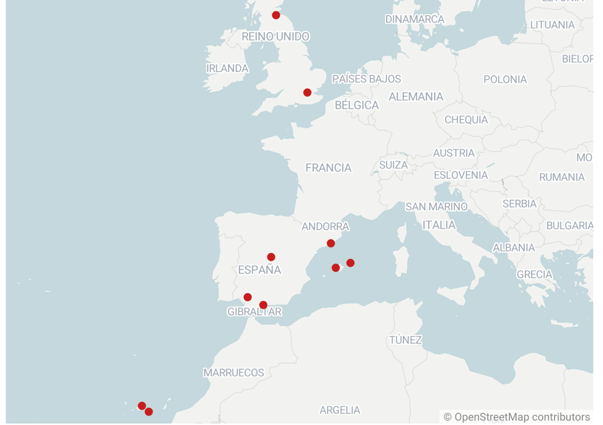 Consulta los diez destinos a los que puedes volar desde el aeropuerto de Hondarribia