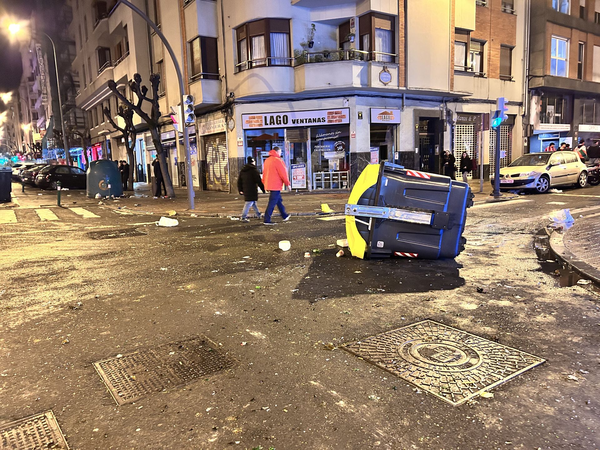 Detenidos y heridos en graves incidentes tras el Athletic-Roma