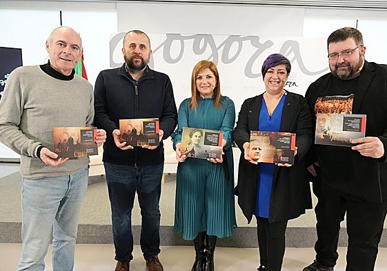 Rivera, Alonso, San José, Gardiazabal y Comonte, ayer en la presentación.
