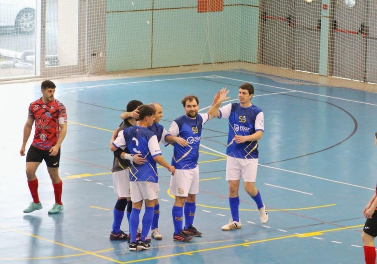 El principal equipo de fútbol sala del OKE disputará la semifinal de la Copa Vasca