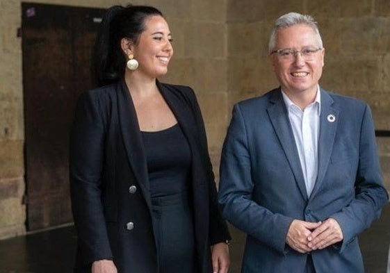 Azahara Domínguez y José Ignacio Asensio.