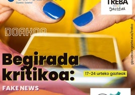 Begirada kritikoa hitzaldiaren kartela.