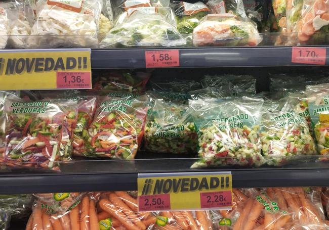 Las nuevas bolsas de verduras de Mercadona.