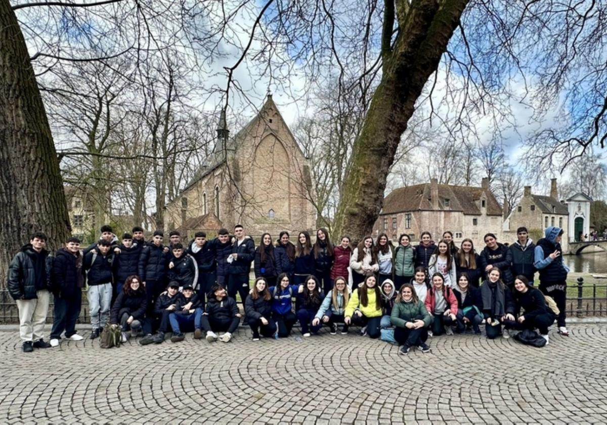 Alumnado de Mariaren Lagundia, de intercambio en Países Bajos