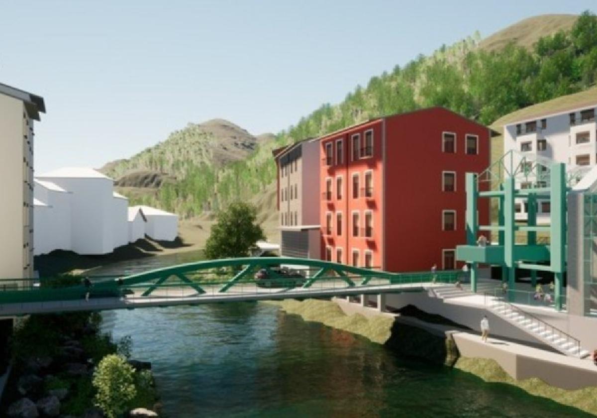 El nuevo puente de Gabolats se montará entre el lunes y el viernes de la próxima semana