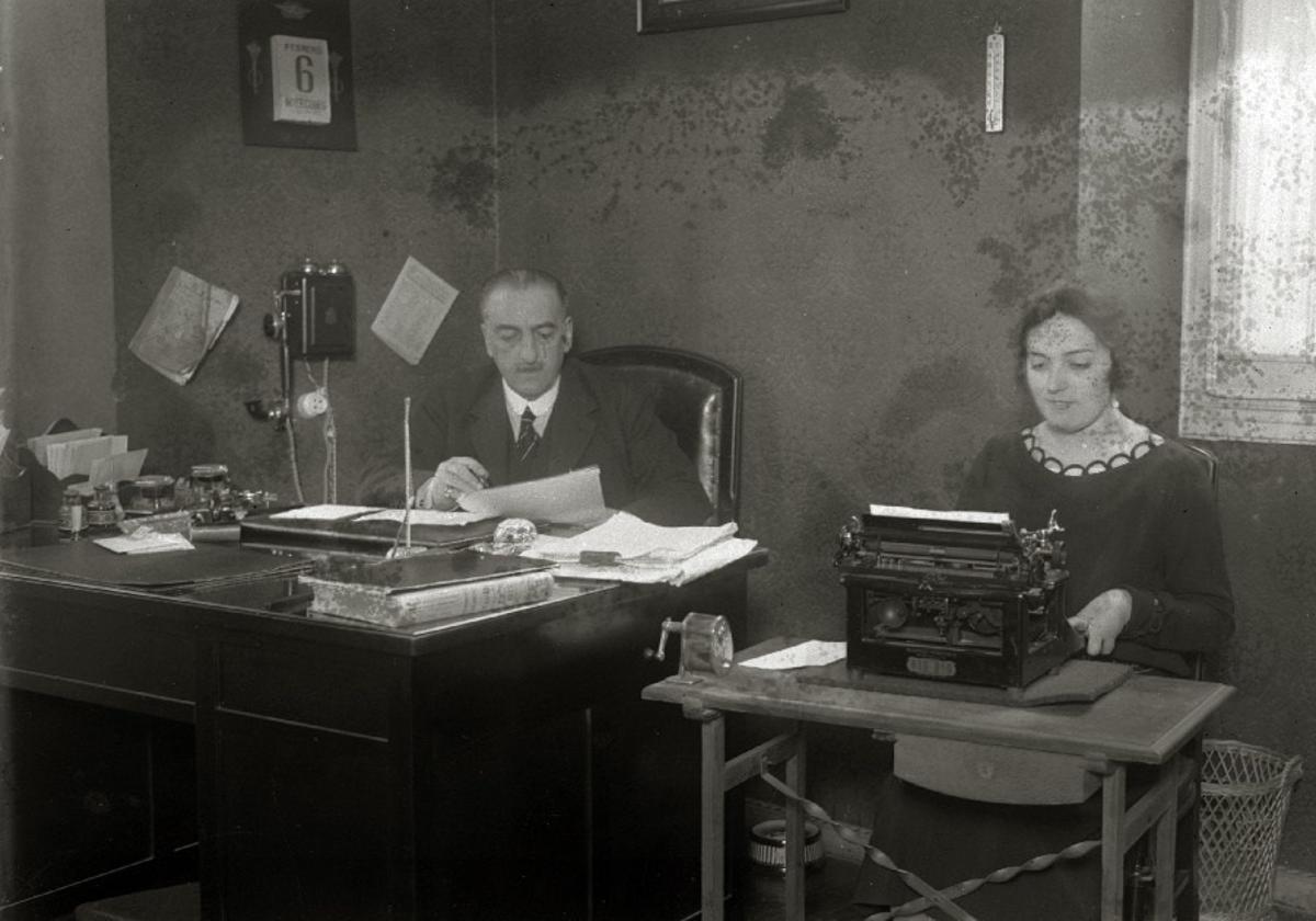 Aquellas sí que eran máquinas de escribir.