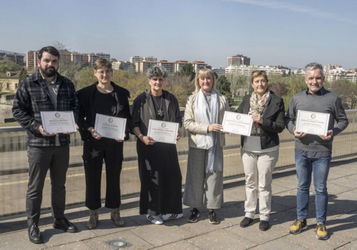 Cinco alojamientos de Navarra reciben el certificado 'Cero Residuos'