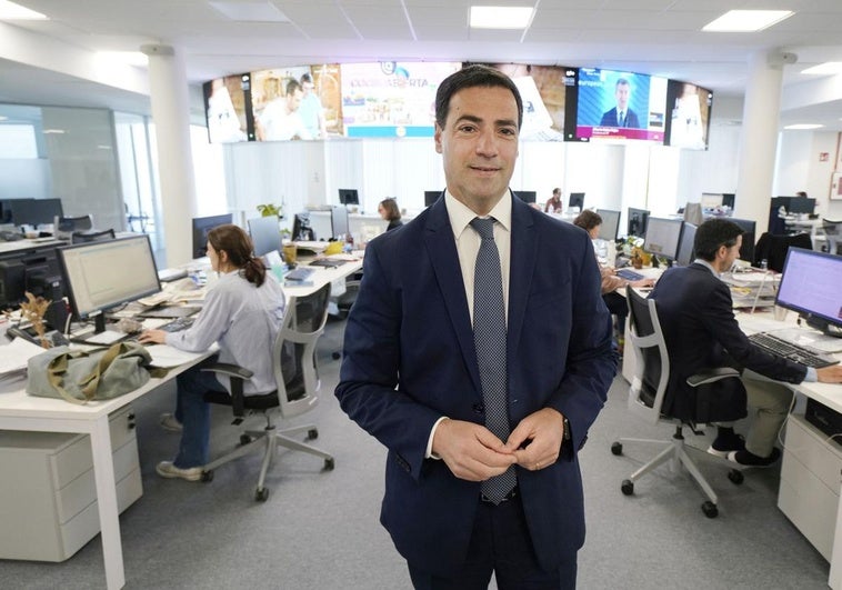 El lehendakari Imanol Pradales, en la redacción de DV.