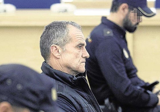 El exjefe de ETA Xabier Arizkuren Ruiz, Kantauri, durante el juicio.