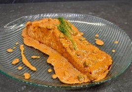 Receta de salmón en salsa de eneldo