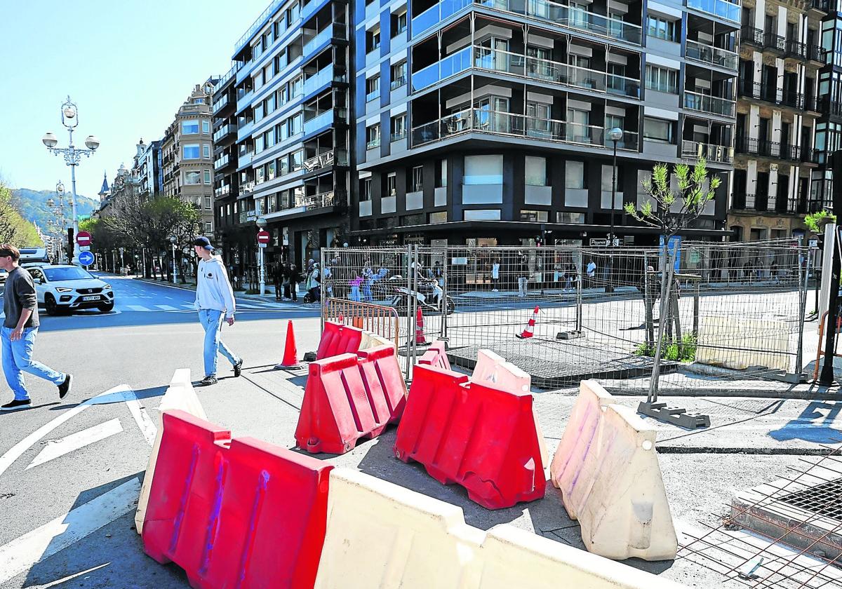 Un nuevo paso de peatones unirá la Avenida y Urbieta con la plaza Cervantes