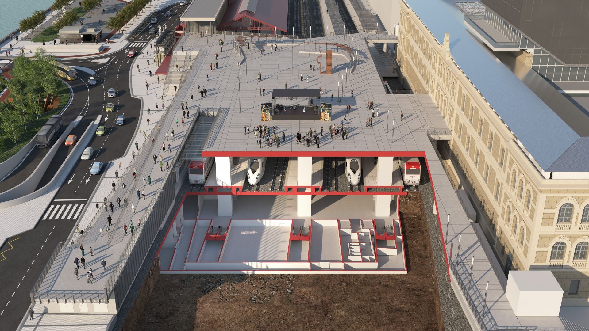 Imagen secundaria 1 - Proyecto de Donostia.
