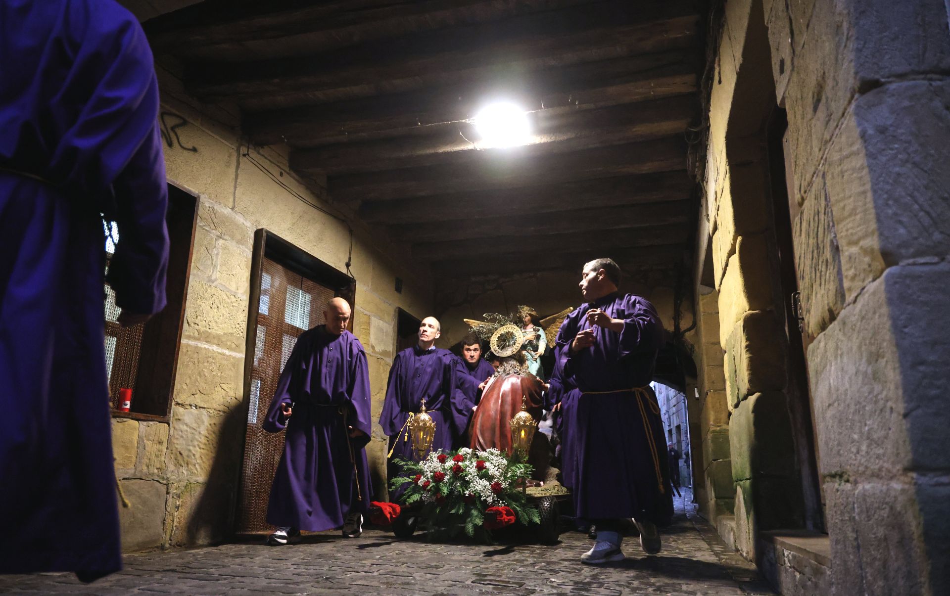 La procesión en Pasai Donibane